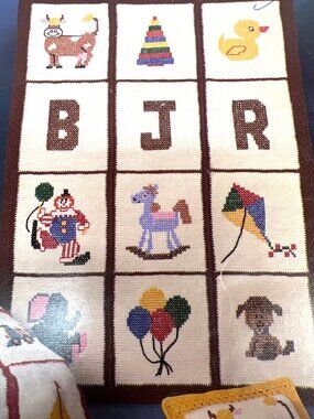 Afghans & Pillows For Children Crochet Pattern Booklet By Leisure Arts